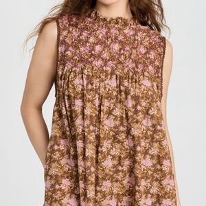 Free People Shea Mini Dress, size XS, floral
